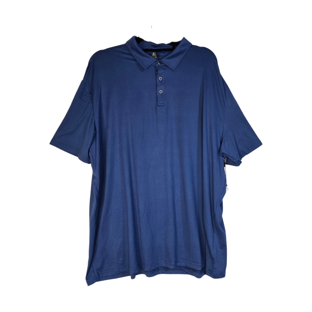 Anderson Ord Men's Size XXXL Athleisure Navy Solid Game Polo Shirt